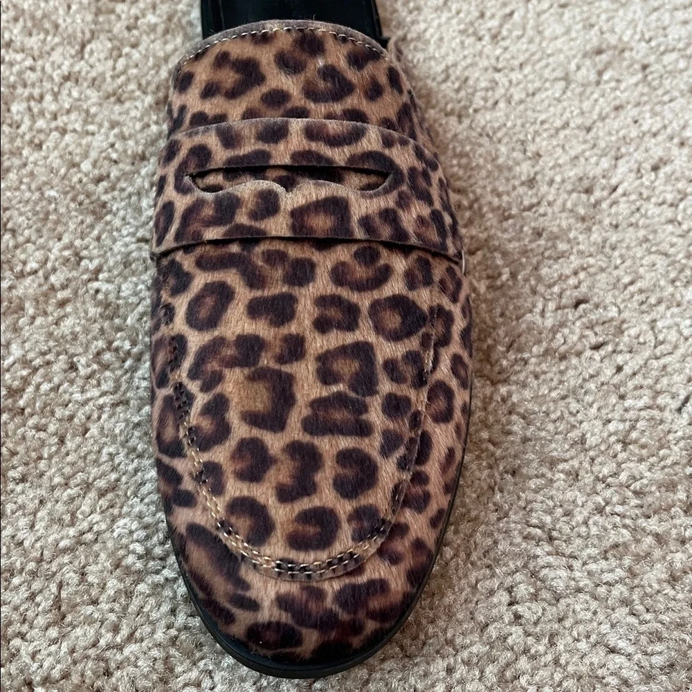 NWT Banana Republic Leopard Mules - Picture 2 of 9